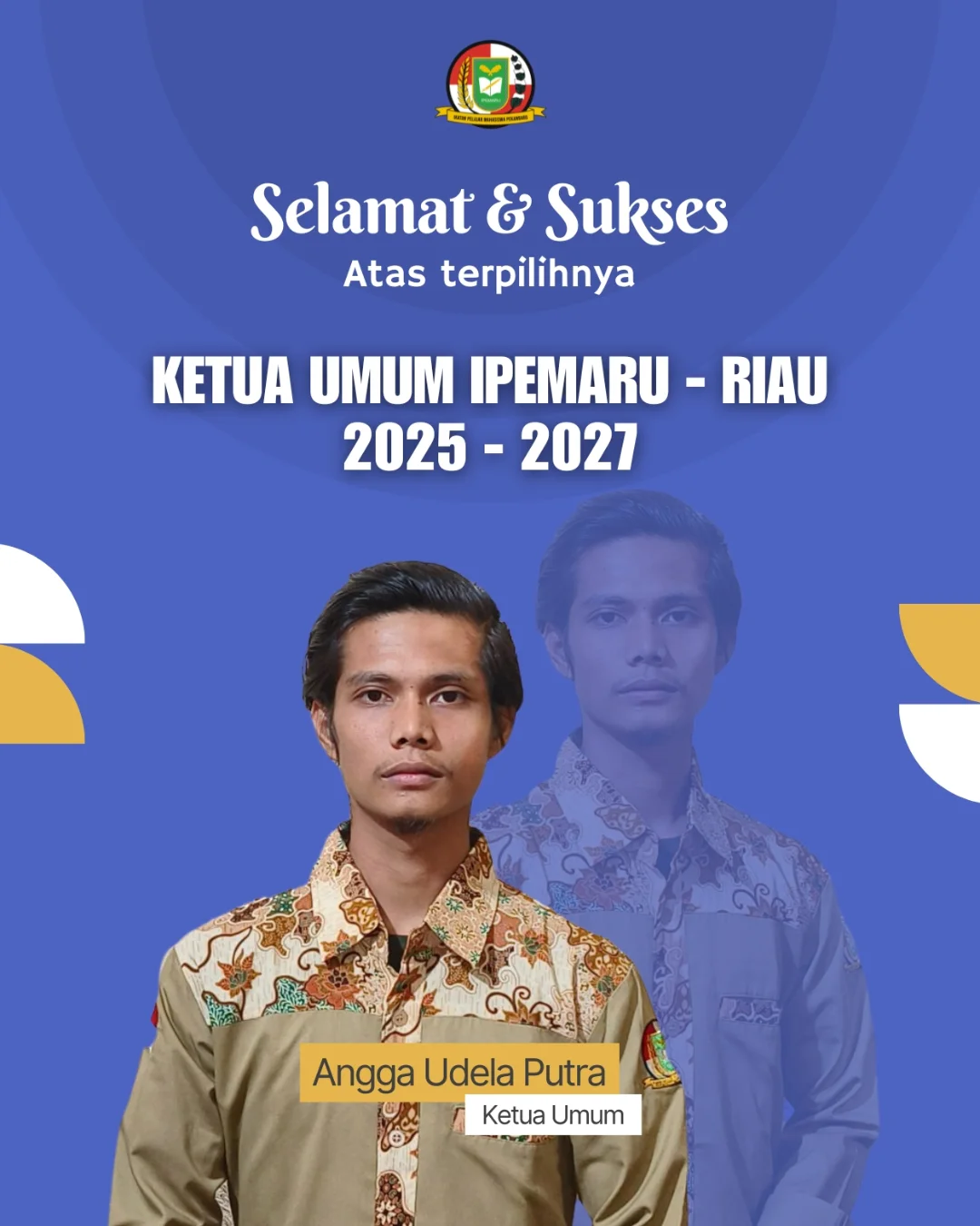 Terpilih nya Ketua Umum IPEMARU Priode 2025 - 2027