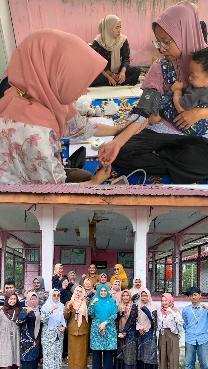 Mahasiswa KKN-MAS Kelompok 69 Dukung Suksesnya Posyandu Balita dan Lansia di Kampung Keranji Guguh