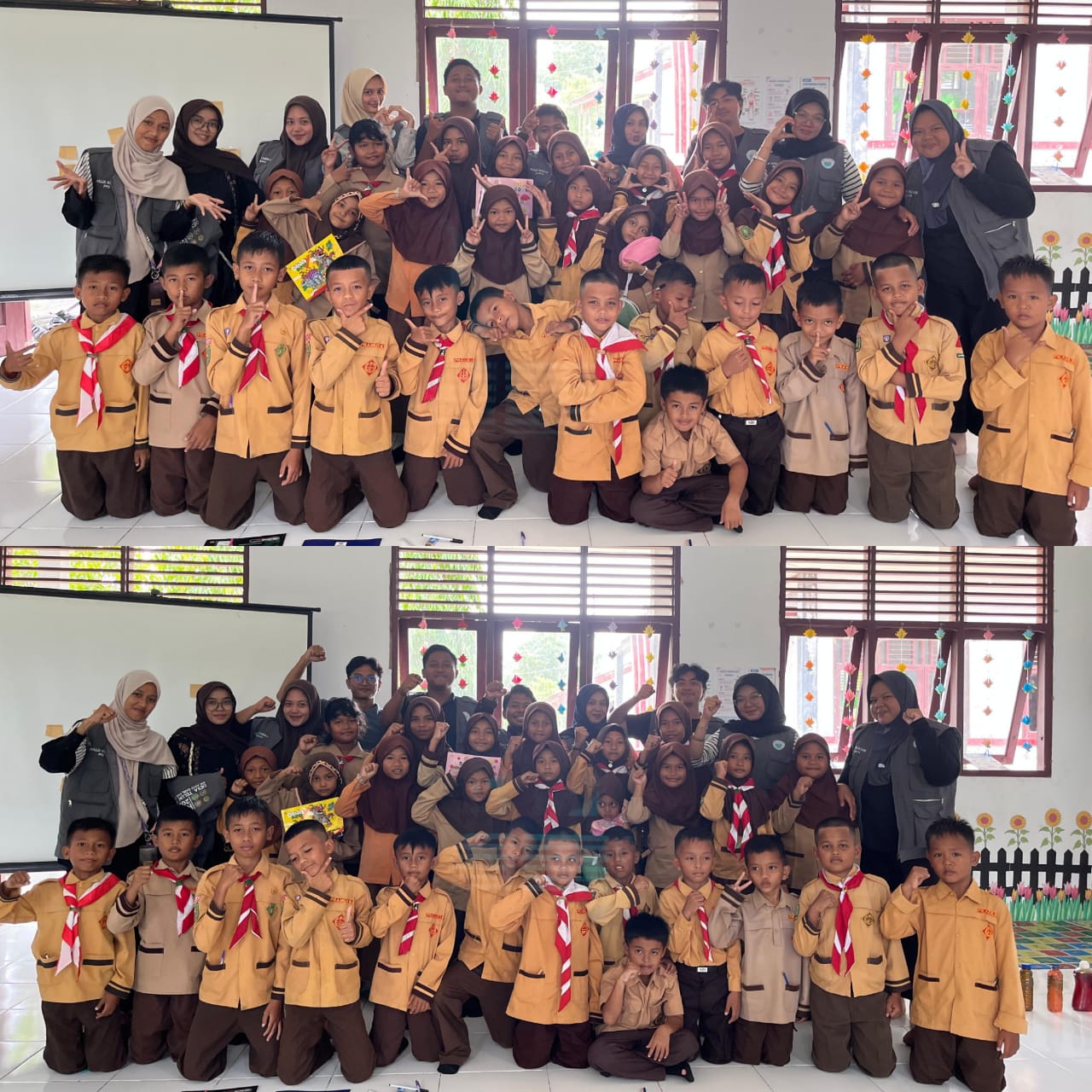 KKNMAS Kelompok 66 Desa Teluk Rimba mengadakan Sosialisasi Anti Bullying di SDN 12 Teluk Rimba