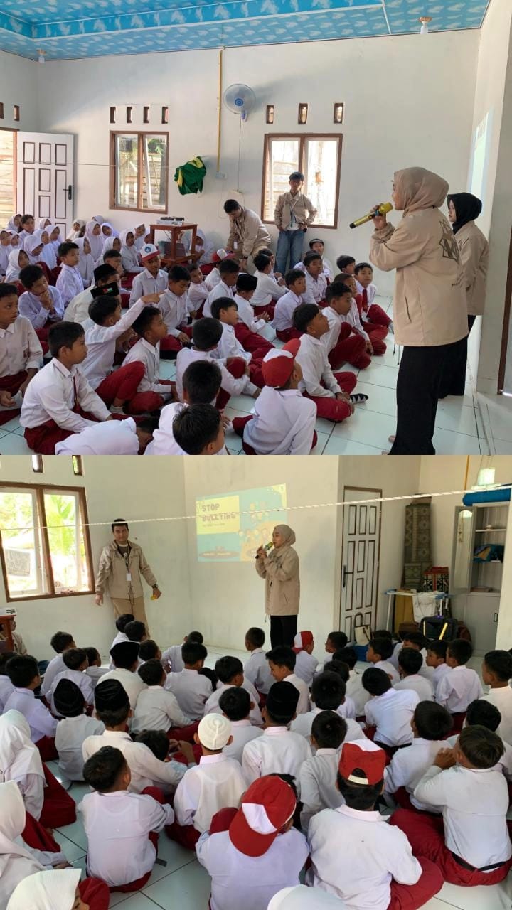 Mahasiswa KKN-MAS Kelompok 69 Gelar Sosialisasi Anti-Bullying di SDN 11 Keranji Guguh